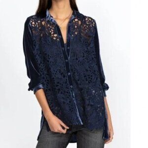 Johnny Was Jade Flicka Button Down Shirt XS